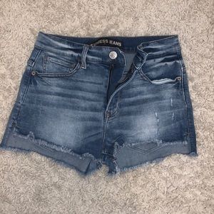 Jean shorts by Express. Shortie High rise size 4.